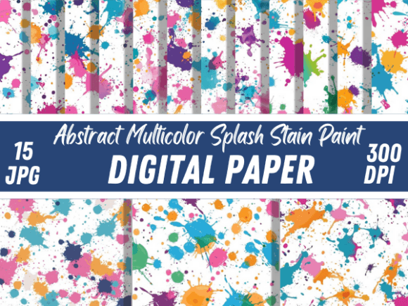 Abstract Multicolor Splash Backgrounds: A Designer's Guide