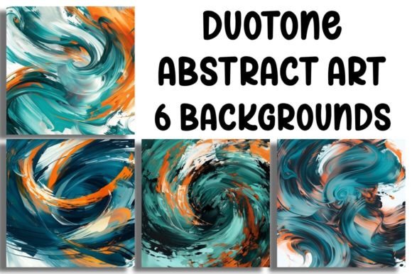 Dynamic Energy: Unleashing Creativity with Duotone Abstract Art Backgrounds