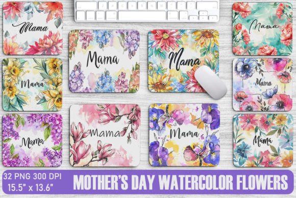 Happy Mother's Day Flowers Backgrounds: 32 Floral Design Assets