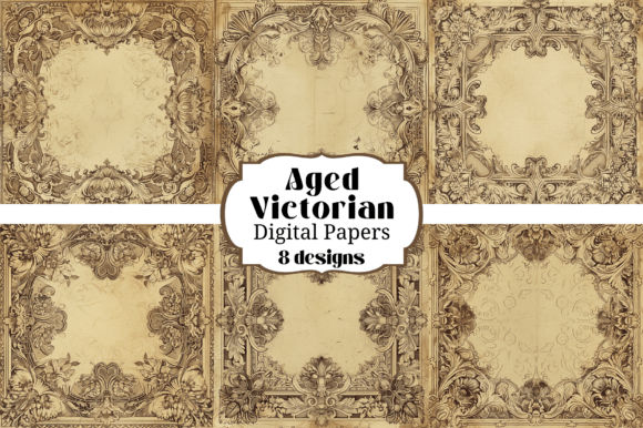 Timeless Texture: A Guide to Aged Victorian Digital Paper Backgrounds