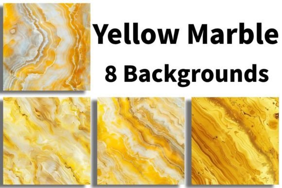 Yellow Marble Backgrounds: A Radiant Collection